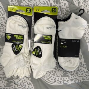 Two 3pk and one 2 pk womens socks